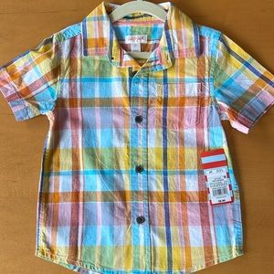 NWT Cat and Jack button down